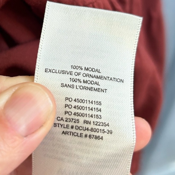 Wilfred Burgundy Sidonie Dress, size M - Picture 9 of 11